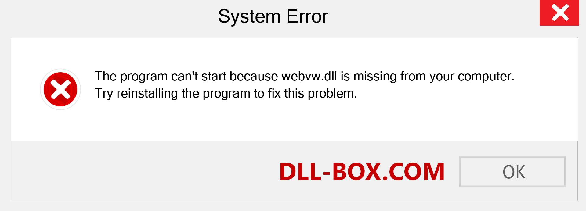  webvw.dll file is missing?. Download for Windows 7, 8, 10 - Fix  webvw dll Missing Error on Windows, photos, images